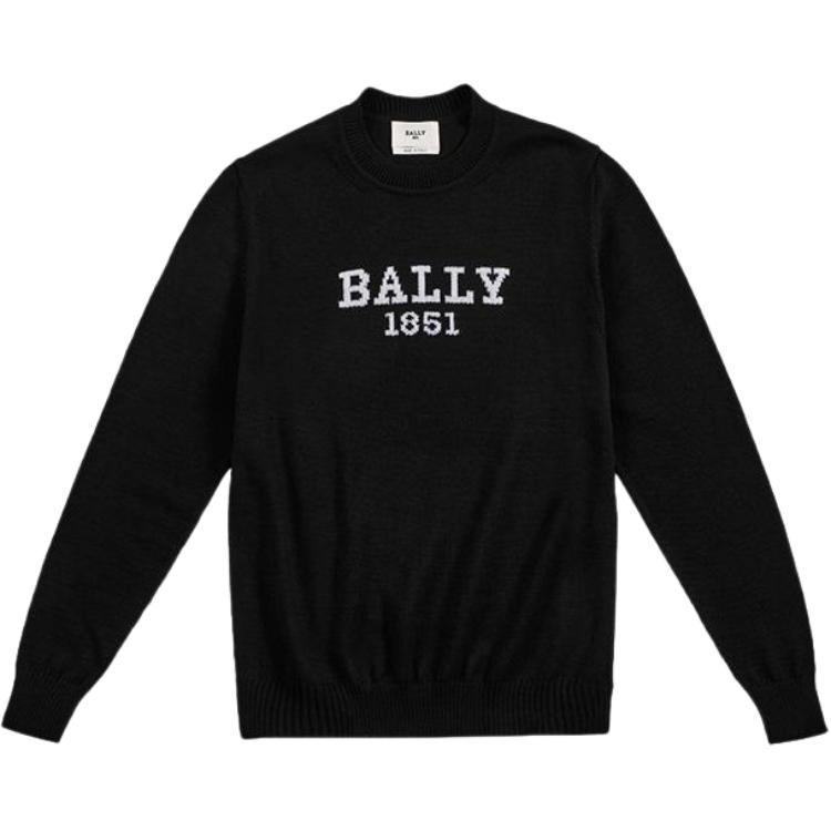 Свитер из мериносовой шерсти с вышитым логотипом BALLY, черный
Свитер из мериносовой шерсти с вышитым логотипом BALLY, черный