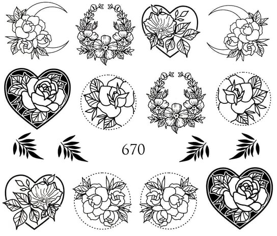 Водные наклейки для ногтей - №670, inna
Водные наклейки для ногтей - №670, inna