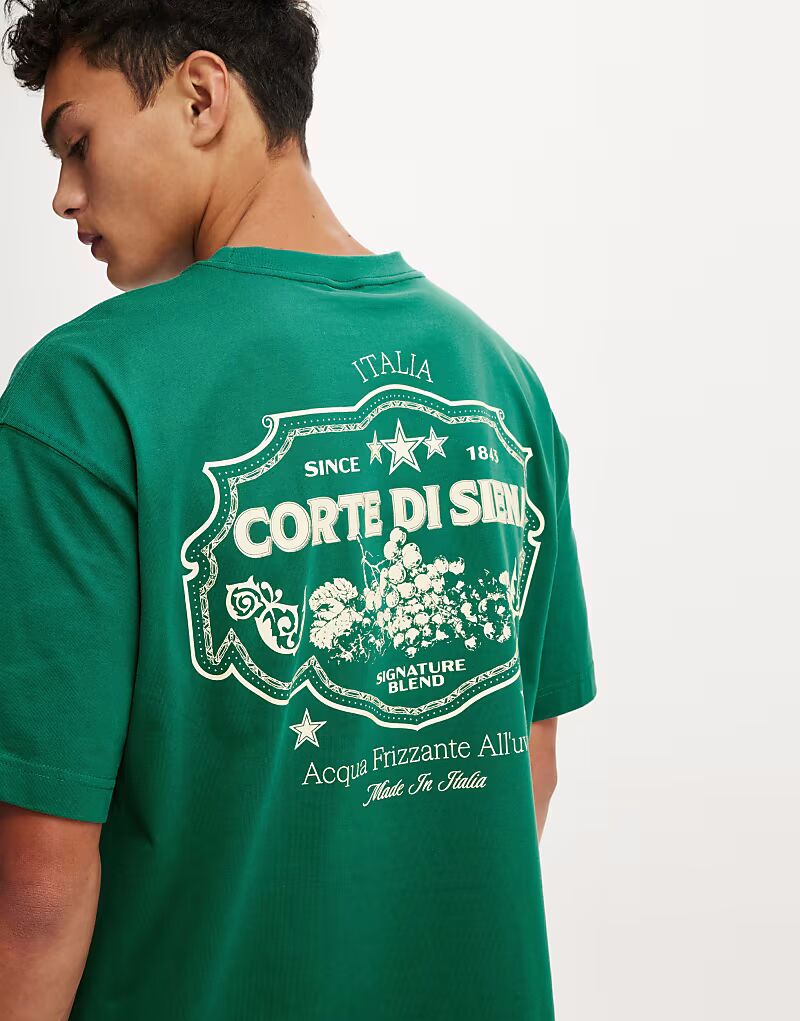 Футболка с принтом Cotton:On Box fit зеленого цвета
Футболка с принтом Cotton:On Box fit зеленого цвета