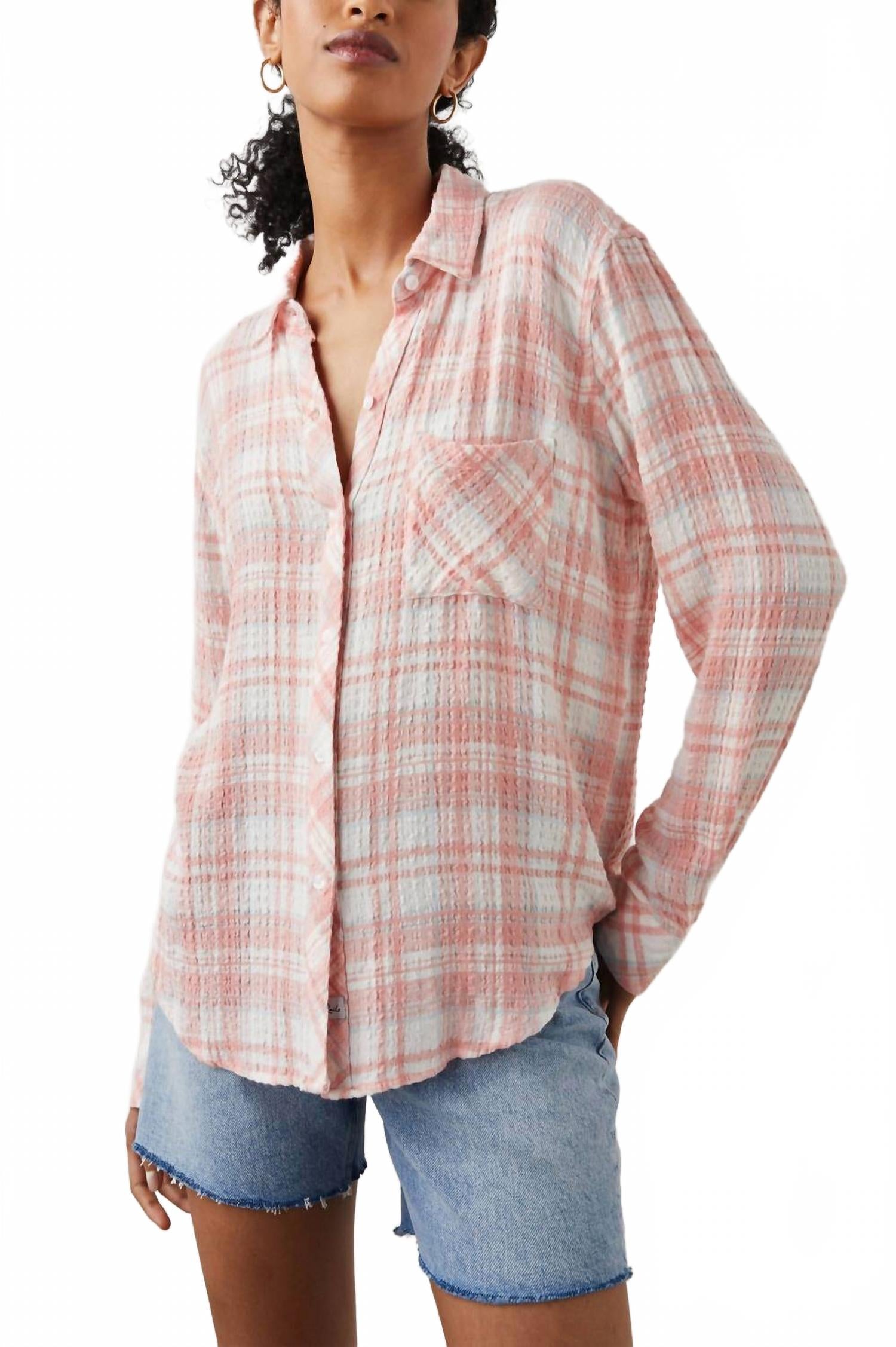 Рубашка Brady в цвете White Peach Cloud Rails, White Peach Cloud
Рубашка Brady в цвете White Peach Cloud Rails, White Peach Cloud