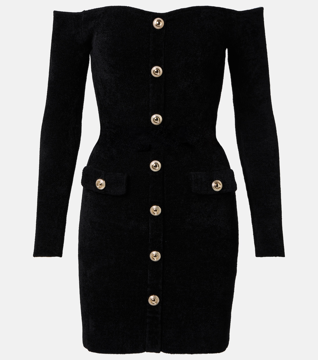 Мини-платье из шенилла Self-Portrait, черный
Мини-платье из шенилла Self-Portrait, черный