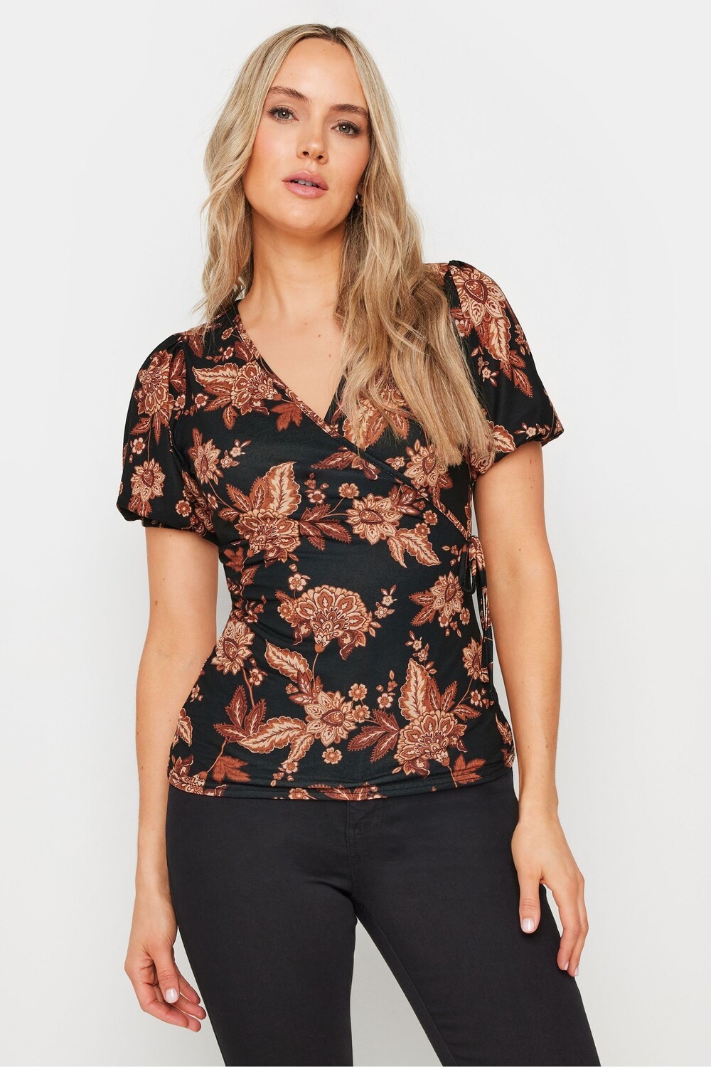 Топ с рукавами фонариками Long Tall Sally, черный
Топ с рукавами фонариками Long Tall Sally, черный