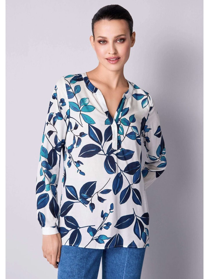 Alba Moda Блузка с цветочным узором в бело-голубом цвете с рисунком
Alba Moda Блузка с цветочным узором в бело-голубом цвете с рисунком