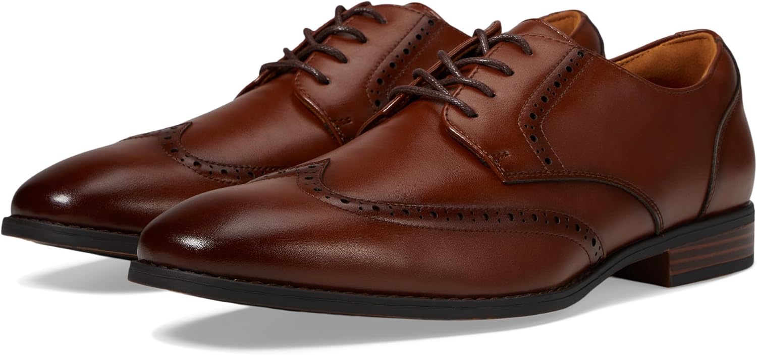 Мужские оксфорды Stacy Adams Lancaster Wingtip, Cognac
Мужские оксфорды Stacy Adams Lancaster Wingtip, Cognac