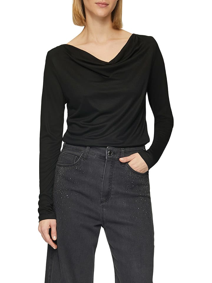 Блузка comma, черный 
Блузка comma, черный