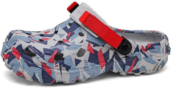 Мужские садовые сабо с легким верхом - легкие дышащие водные туфли с регулируемым ремешком для улицы, пляжа и прогулок Ginjang, красный
Мужские садовые сабо с легким верхом - легкие дышащие водные туфли с регулируемым ремешком для улицы, пляжа и прогулок Ginjang, красный