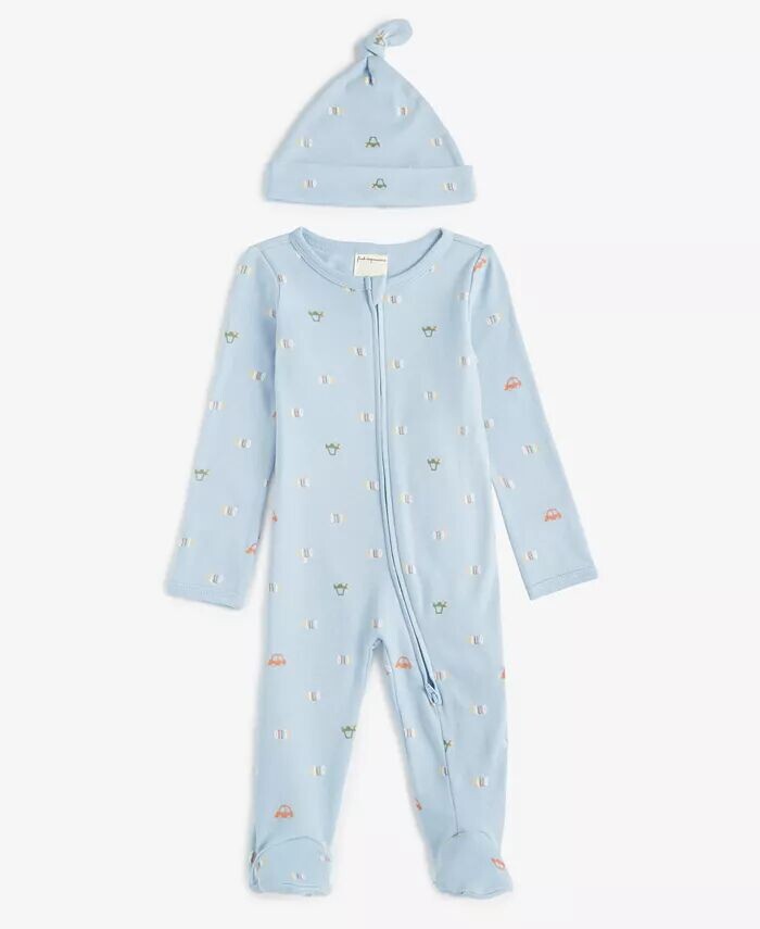 Дорожная хлопковая шапка и комбинезон на ножках для маленьких мальчиков, комплект из 2 предметов First Impressions, синий
Дорожная хлопковая шапка и комбинезон на ножках для маленьких мальчиков, комплект из 2 предметов First Impressions, синий