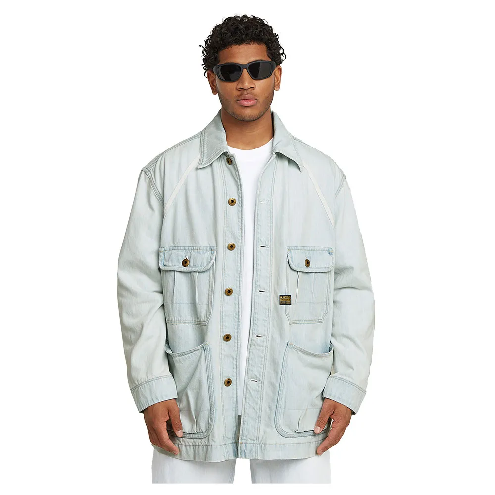 Куртка G-Star Oversized Chore denim, синий
Куртка G-Star Oversized Chore denim, синий
