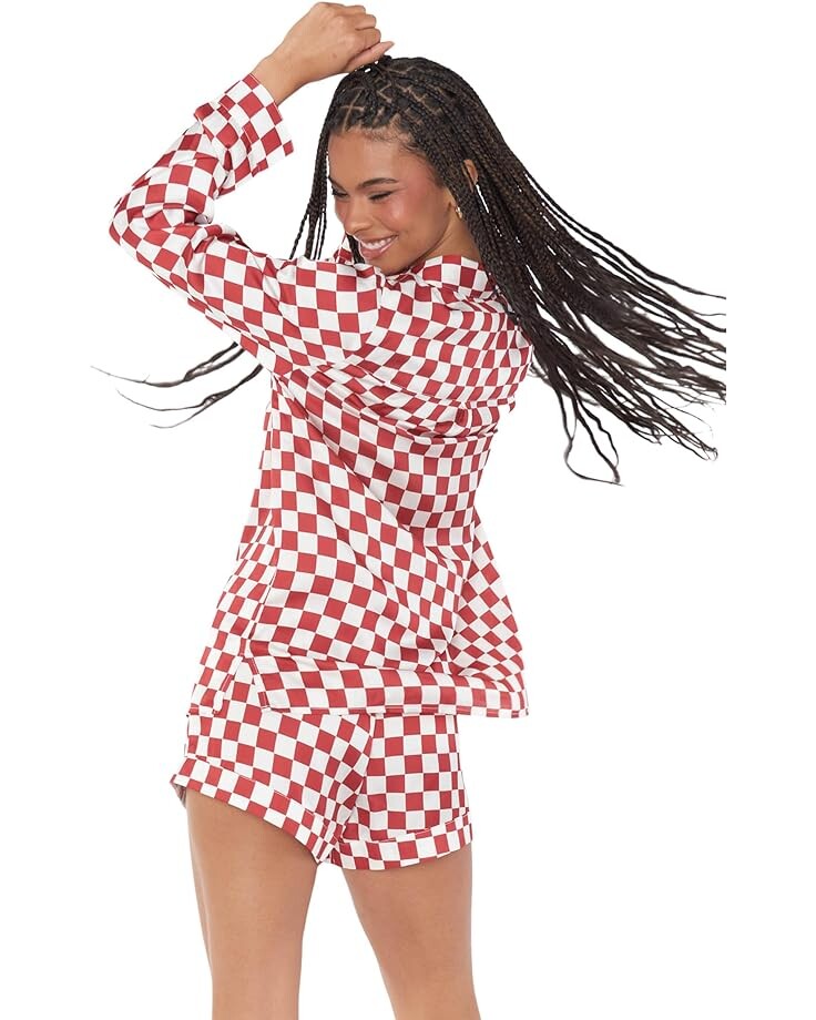 Пижамный комплект Show Me Your Mumu Early Riser PJ Set, цвет Red Checker Silky
Пижамный комплект Show Me Your Mumu Early Riser PJ Set, цвет Red Checker Silky