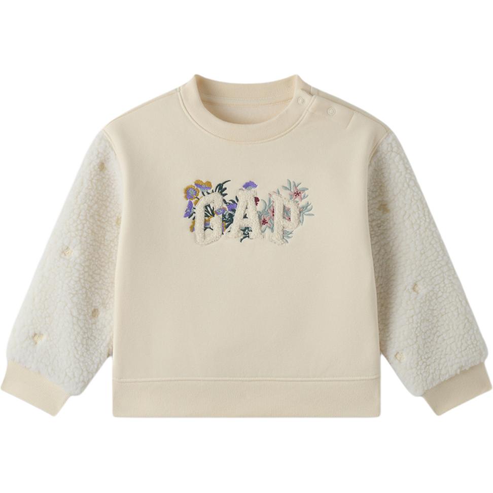 Свитшот 2024 осень зима kids' GAP, слоновая кость
Свитшот 2024 осень зима kids' GAP, слоновая кость