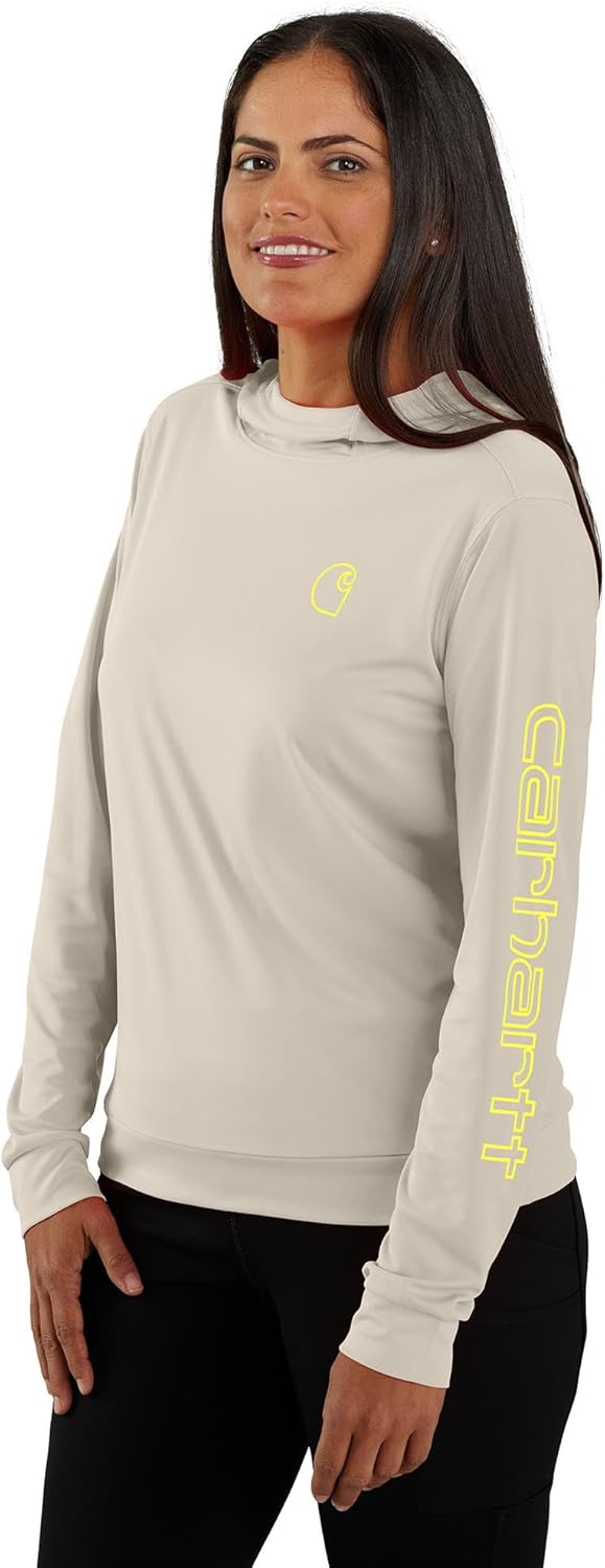Carhartt Women's 106236 Women's Force Sun Defender легкая длинная футболка с длинным рукавом, Chalk
Carhartt Women's 106236 Women's Force Sun Defender легкая длинная футболка с длинным рукавом, Chalk
