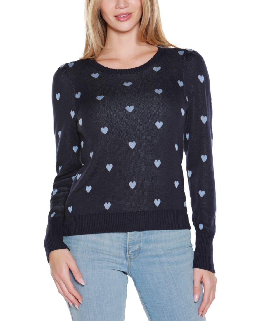 Женский свитер с маленькими сердечками Belldini, Navy, Chambray
Женский свитер с маленькими сердечками Belldini, Navy, Chambray