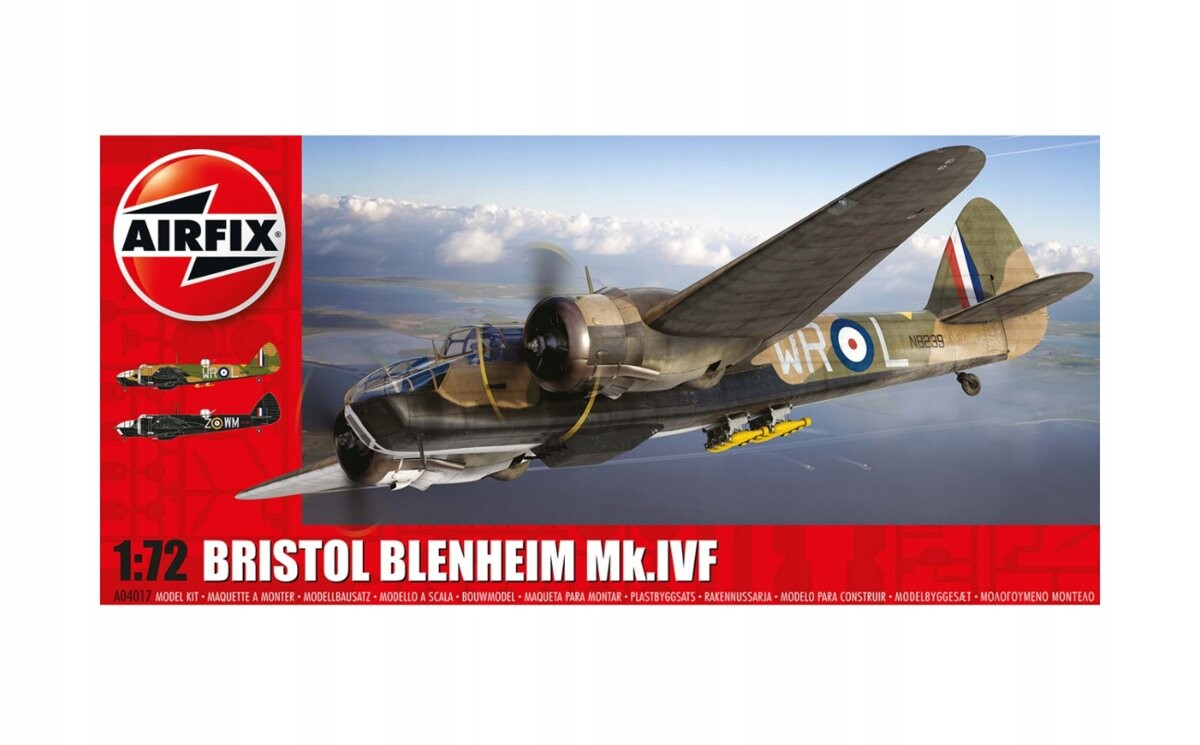 Истребитель Bristol Blenheim Mk.IVF, Airfix 04017
Истребитель Bristol Blenheim Mk.IVF, Airfix 04017