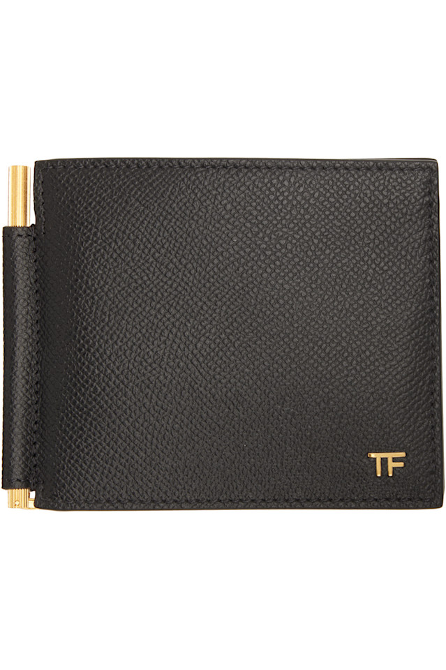 Кошелек-Зажим для денег из мелкозернистой кожи с Т-образной линией Tom Ford, черный
Кошелек-Зажим для денег из мелкозернистой кожи с Т-образной линией Tom Ford, черный