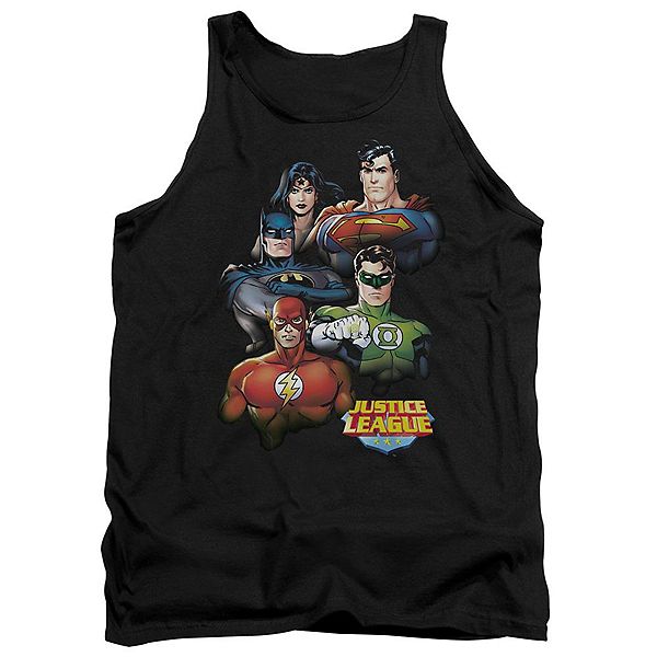 Футболка-майка с групповым портретом Justice League of America Licensed Character
Футболка-майка с групповым портретом Justice League of America Licensed Character