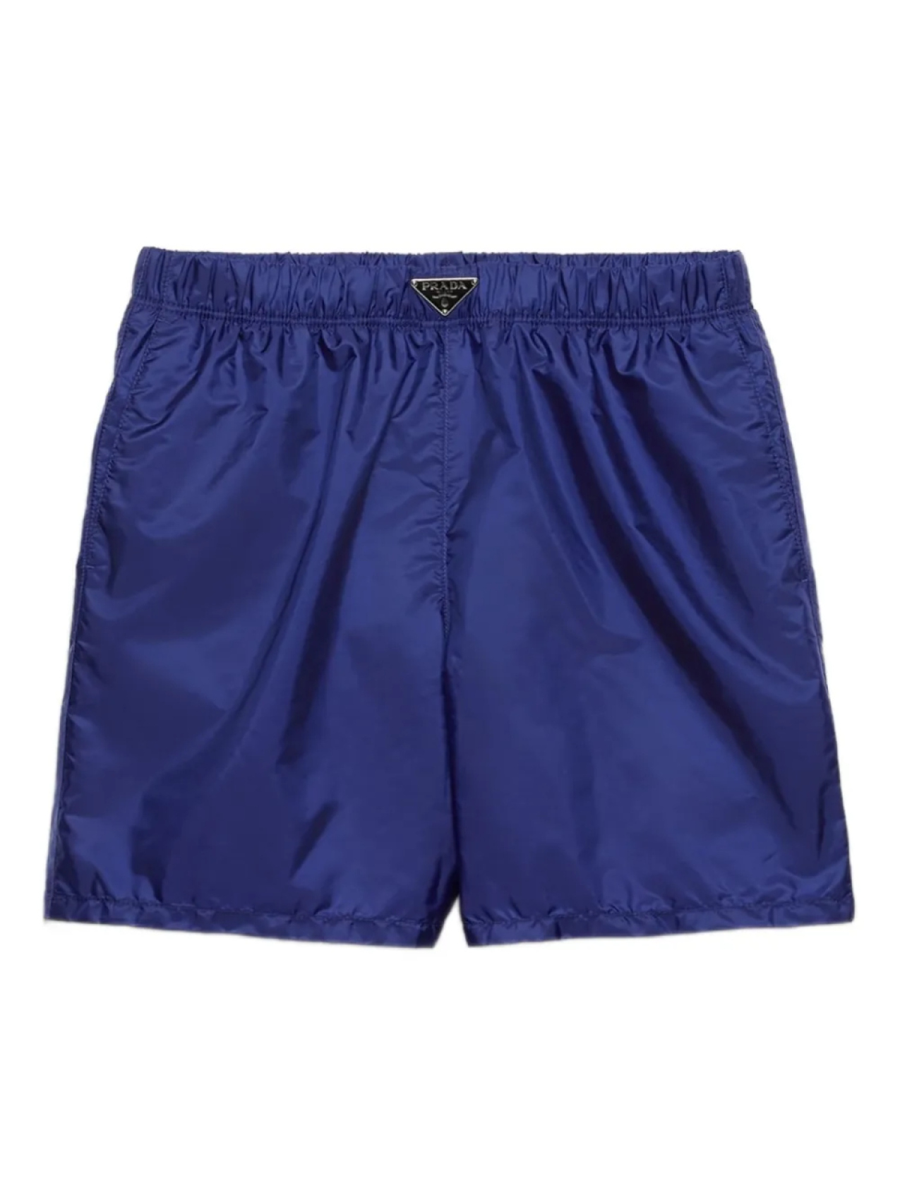Плавки-шорты Prada с эмалированным треугольным логотипом, синий
Плавки-шорты Prada с эмалированным треугольным логотипом, синий