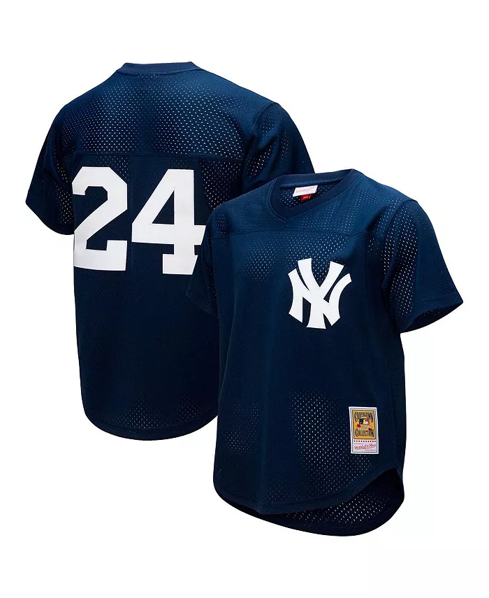 Мужская бейсбольная тренировочная джерси на пуговицах Rickey Henderson Navy из коллекции Cooperstown New York Yankees с сетчатыми вставками Mitchell & Ness
Мужская бейсбольная тренировочная джерси на пуговицах Rickey Henderson Navy из коллекции Cooperstown New York Yankees с сетчатыми вставками Mitchell & Ness