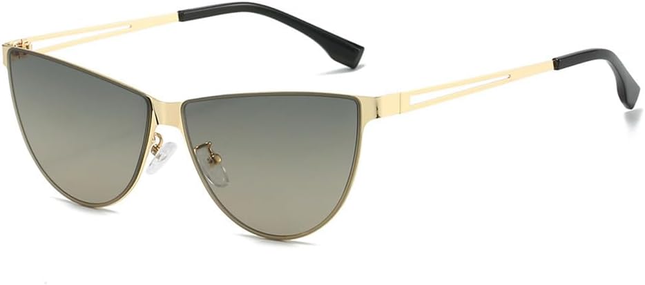 Солнцезащитные очки UV400 с металлической оправой «кошачий глаз» и градиентным переходом цвета, подходят для женщин и мужчин, для бега и занятий спортом на открытом воздухе UYPTK, Green Gray
Солнцезащитные очки UV400 с металлической оправой «кошачий глаз» и градиентным переходом цвета, подходят для женщин и мужчин, для бега и занятий спортом на открытом воздухе UYPTK, Green Gray