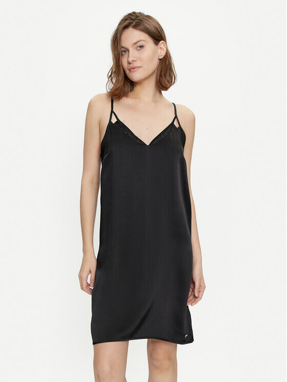 Ночная рубашка стандартного кроя Boss, черный
Ночная рубашка стандартного кроя Boss, черный