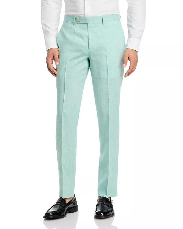 Льняные брюки от костюма Delave Robert Graham, зеленый
Льняные брюки от костюма Delave Robert Graham, зеленый