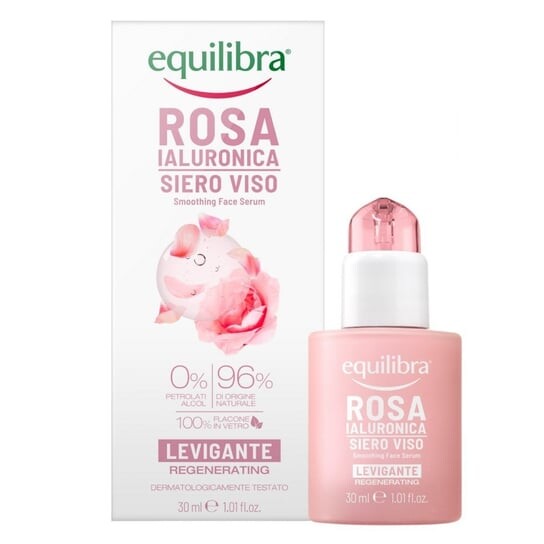 Разглаживающая сыворотка с гиалуроновой кислотой 30мл Equilibra Rosa Rose, Equalibra 
Разглаживающая сыворотка с гиалуроновой кислотой 30мл Equilibra Rosa Rose, Equalibra
