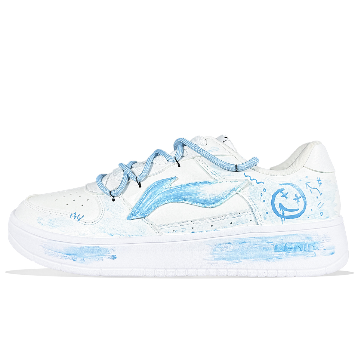 LINING Pontoon Boats Cushioning Abrasion Resistant Breathable Low top Skateboard Shoes Men's Blue White
LINING Pontoon Boats Cushioning Abrasion Resistant Breathable Low top Skateboard Shoes Men's Blue White