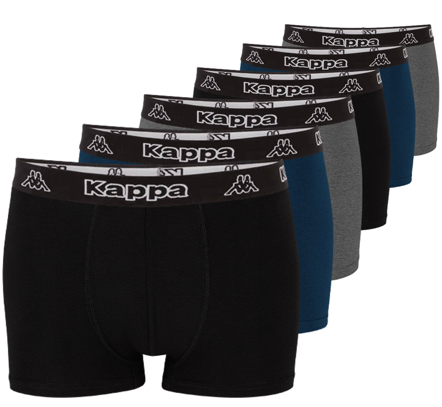 Боксеры Kappa Boxershorts 6 шт, цвет schwarz-marine-anthrazit
Боксеры Kappa Boxershorts 6 шт, цвет schwarz-marine-anthrazit