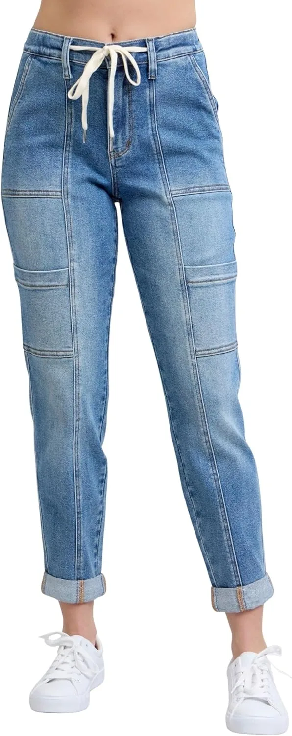 Judy Blue джинсы карго с манжетами и высокой посадкой
Judy Blue джинсы карго с манжетами и высокой посадкой