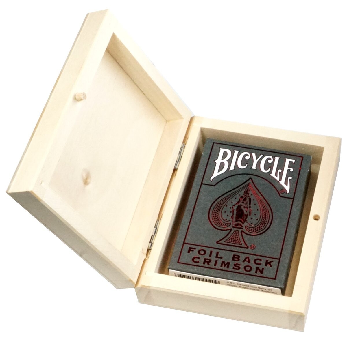 Игральные карты BICYCLE METALLUXE RED, 1 КОЛОДА, в деревянной коробке*
Игральные карты BICYCLE METALLUXE RED, 1 КОЛОДА, в деревянной коробке*