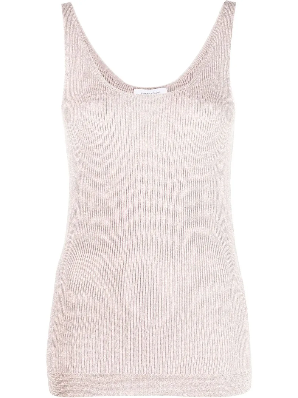 Трикотажный топ с U-образным вырезом Fabiana Filippi, розовый
Трикотажный топ с U-образным вырезом Fabiana Filippi, розовый