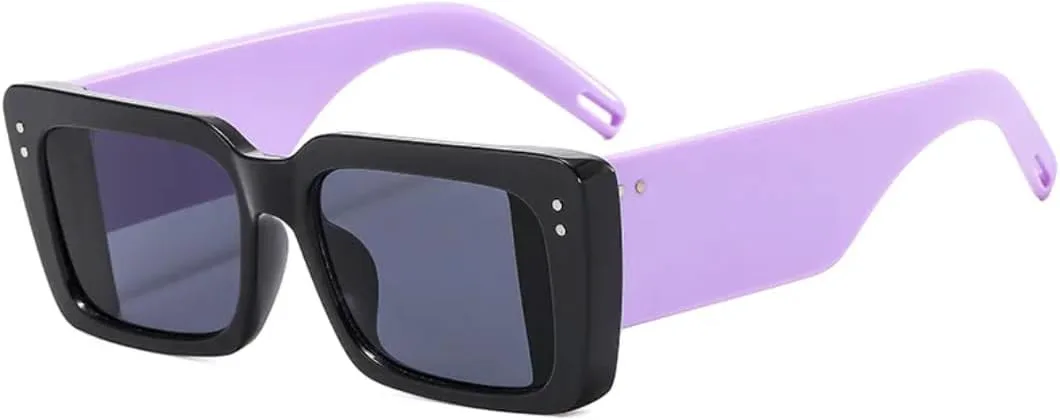 Солнцезащитные очки для мужчин и женщин - защита UV400 - двухцветные заклепки, широкие дужки для занятий спортом на открытом воздухе и вождения DSVIGF, Purple
Солнцезащитные очки для мужчин и женщин - защита UV400 - двухцветные заклепки, широкие дужки для занятий спортом на открытом воздухе и вождения DSVIGF, Purple