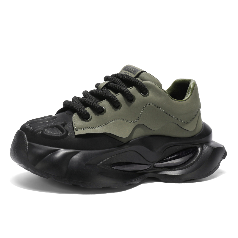 GOBLIN SHARKS 1759 Антискользящие и износостойкие массивные низкие кроссовки для мужчин с эффектом увеличения роста зеленого цвета, цвет Green
GOBLIN SHARKS 1759 Антискользящие и износостойкие массивные низкие кроссовки для мужчин с эффектом увеличения роста зеленого цвета, цвет Green