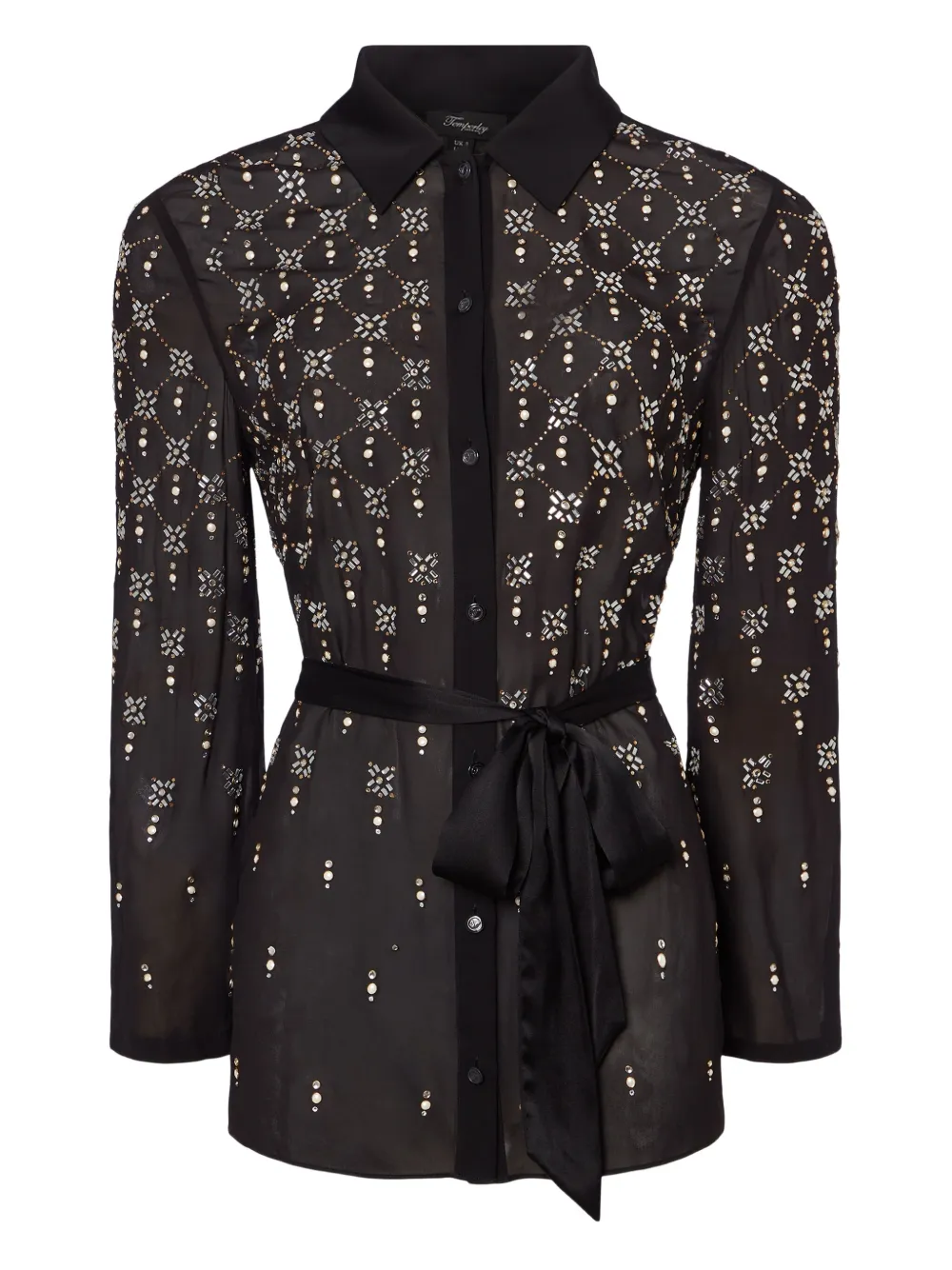 Рубашка с бусинами Temperley London, черный
Рубашка с бусинами Temperley London, черный