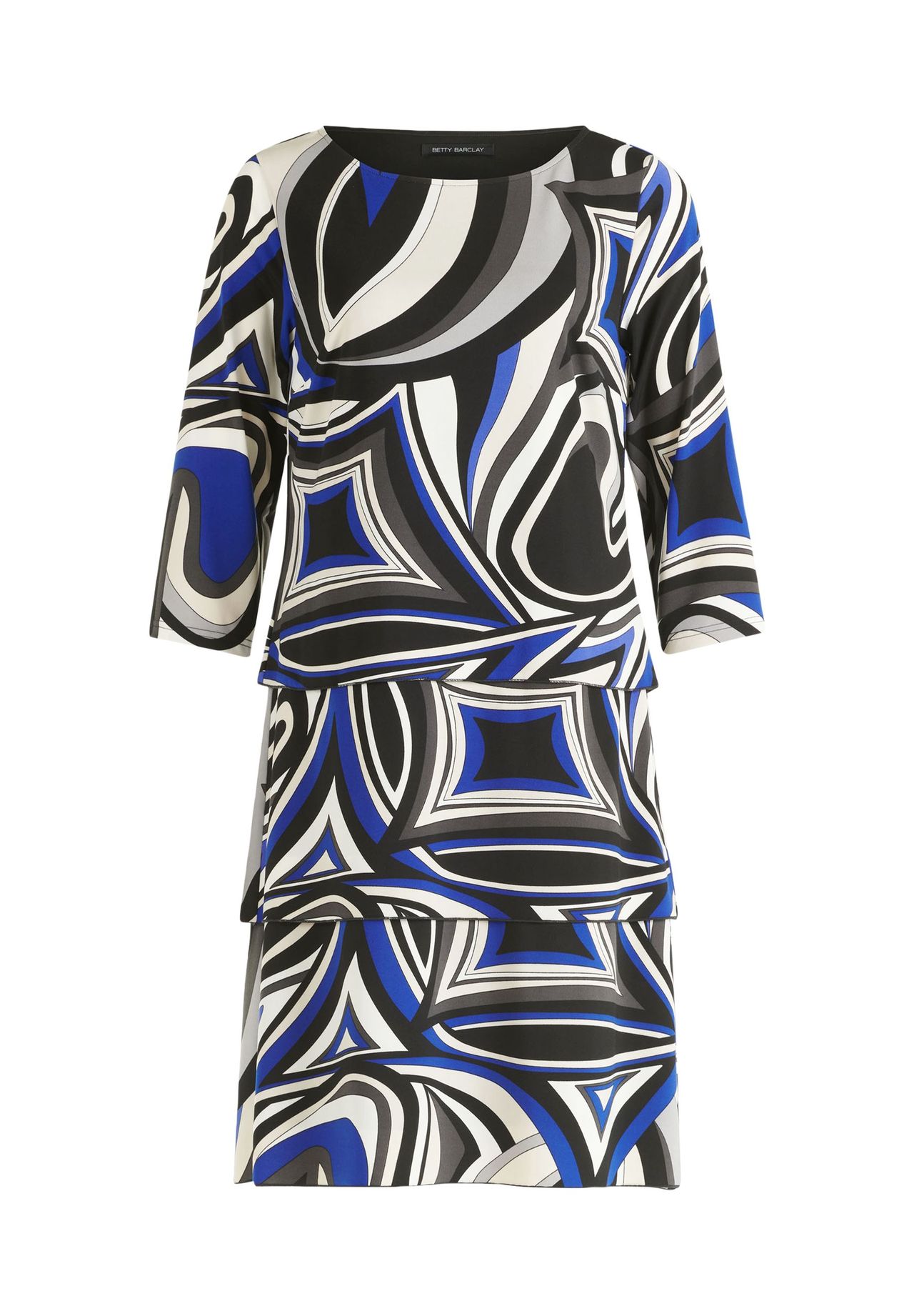 Многоярусное платье с рукавами 3/4 BETTY BARCLAY, цвет Schwarz/blau
Многоярусное платье с рукавами 3/4 BETTY BARCLAY, цвет Schwarz/blau