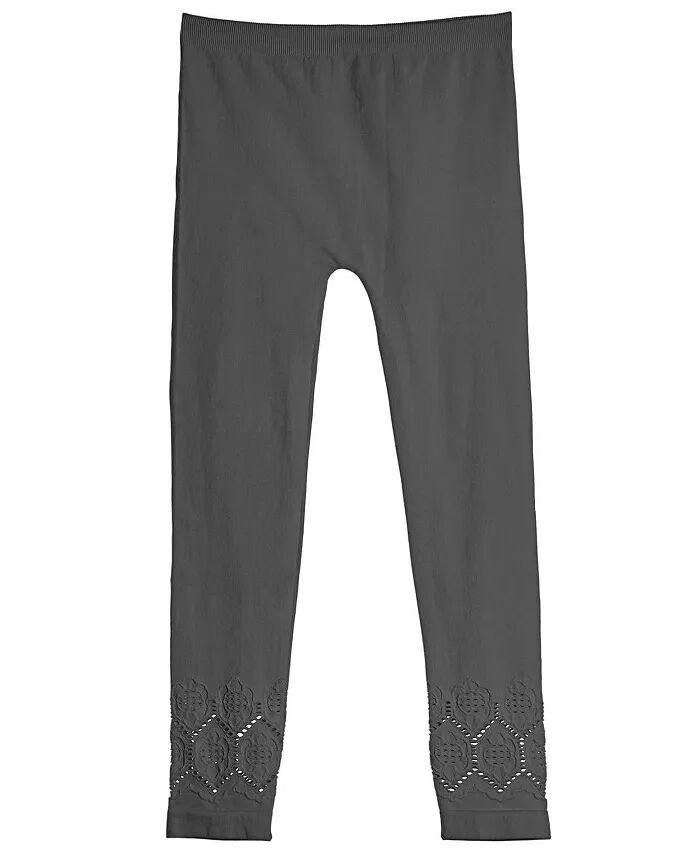 Милые кружевные бесшовные леггинсы для девочек MeMoi, серый
Милые кружевные бесшовные леггинсы для девочек MeMoi, серый