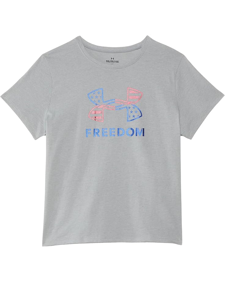Футболка Under Armour Kids Freedom Foil Short Sleeve T-Shirt, цвет Mod Gray Light Heather/Royal
Футболка Under Armour Kids Freedom Foil Short Sleeve T-Shirt, цвет Mod Gray Light Heather/Royal