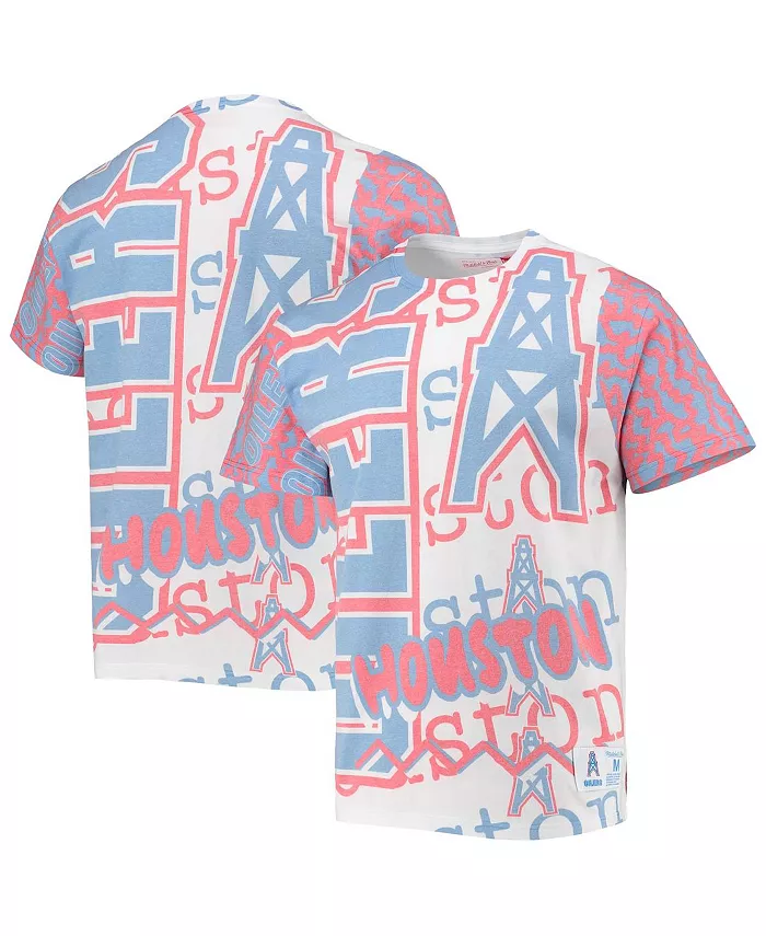 Мужская белая футболка Houston Oilers Jumbotron 2.0 с сублимационным принтом Mitchell & Ness
Мужская белая футболка Houston Oilers Jumbotron 2.0 с сублимационным принтом Mitchell & Ness