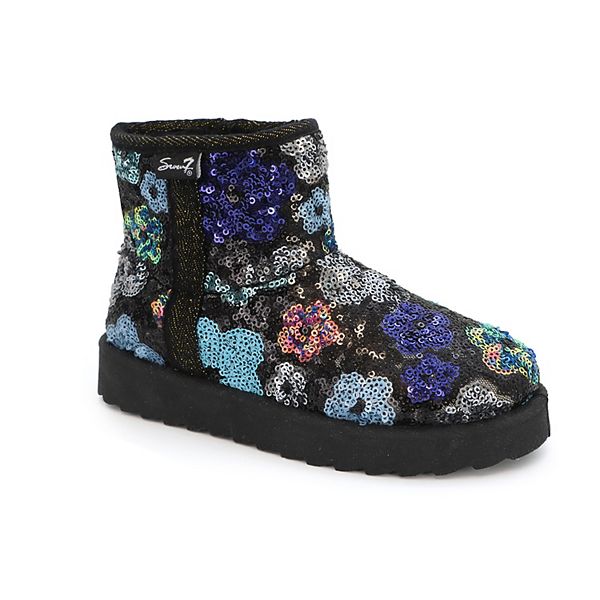 Детские ботильоны Finn-50Y с пайетками, цветочным узором и подкладкой из искусственного меха Yoki, Black
Детские ботильоны Finn-50Y с пайетками, цветочным узором и подкладкой из искусственного меха Yoki, Black