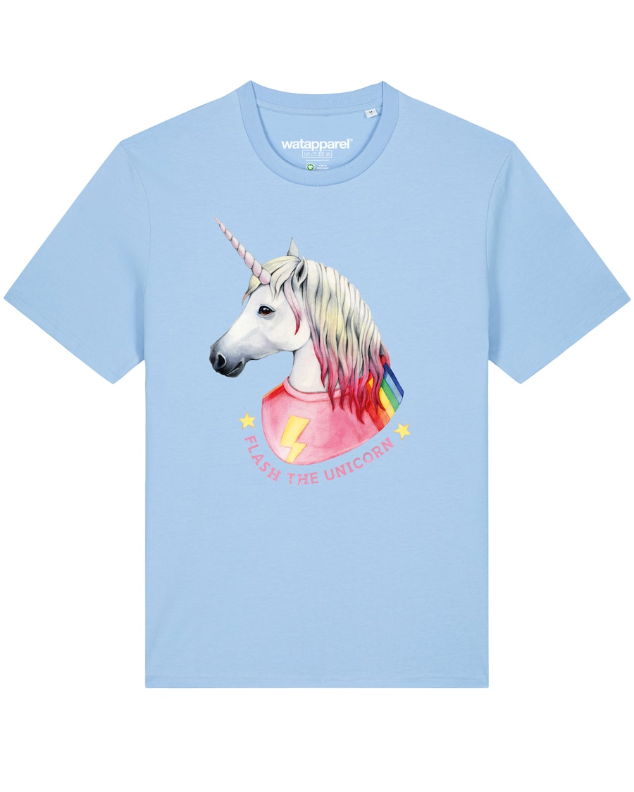 Рубашка Watapparel Flash, the unicorn, светло-голубой
Рубашка Watapparel Flash, the unicorn, светло-голубой