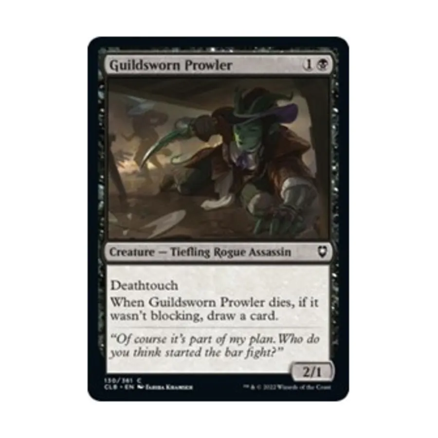 CCG Присягнувший гильдии бродяга (C) (фольга), MTG - Commander Legends - Battle for Baldur's Gate 
CCG Присягнувший гильдии бродяга (C) (фольга), MTG - Commander Legends - Battle for Baldur's Gate