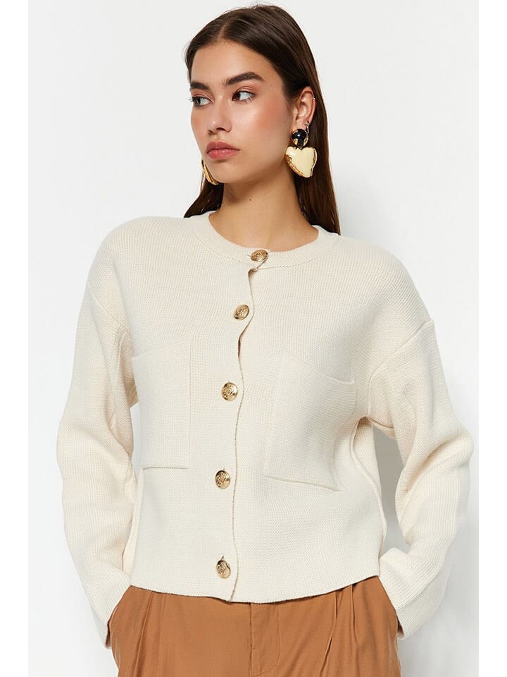 Кардиган trendyol, кремовый
Кардиган trendyol, кремовый