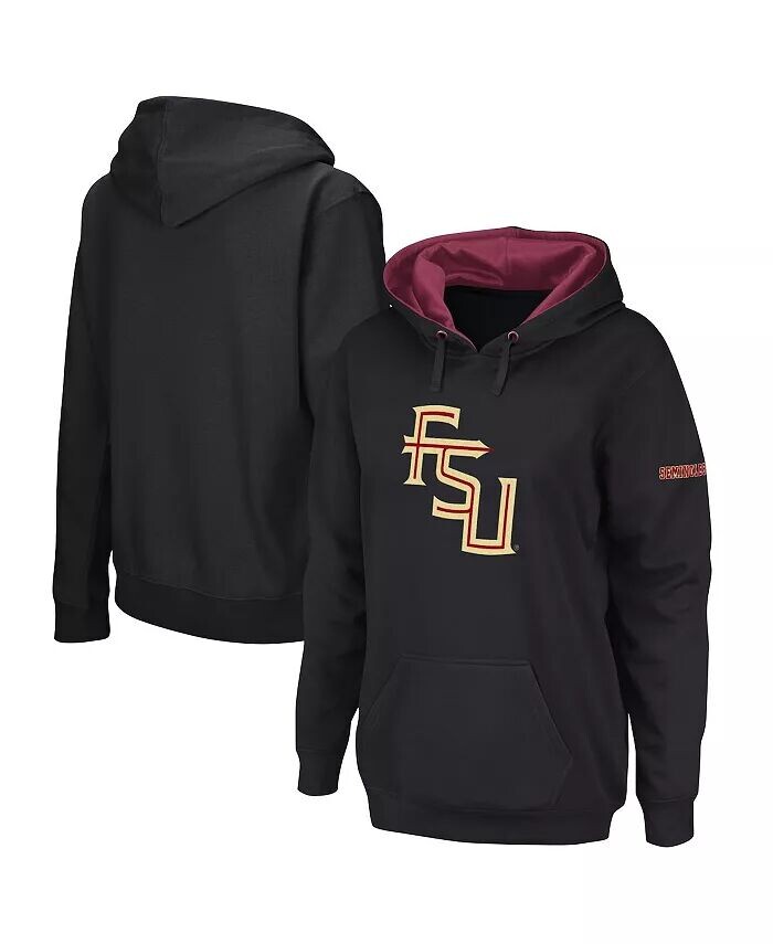 Женский черный пуловер с капюшоном и большим логотипом Florida State Seminoles Colosseum
Женский черный пуловер с капюшоном и большим логотипом Florida State Seminoles Colosseum