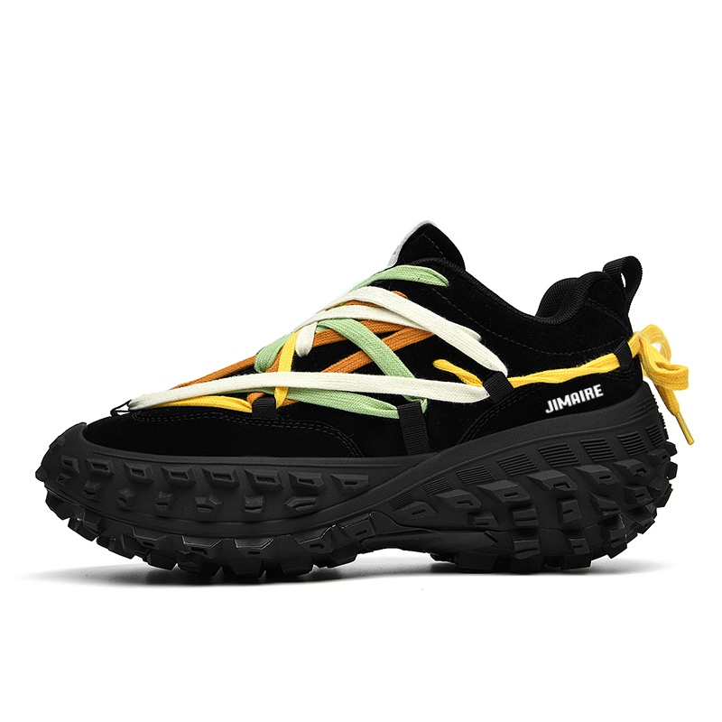 King Jinmai Низкие массивные кроссовки унисекс черные, цвет Black
King Jinmai Низкие массивные кроссовки унисекс черные, цвет Black