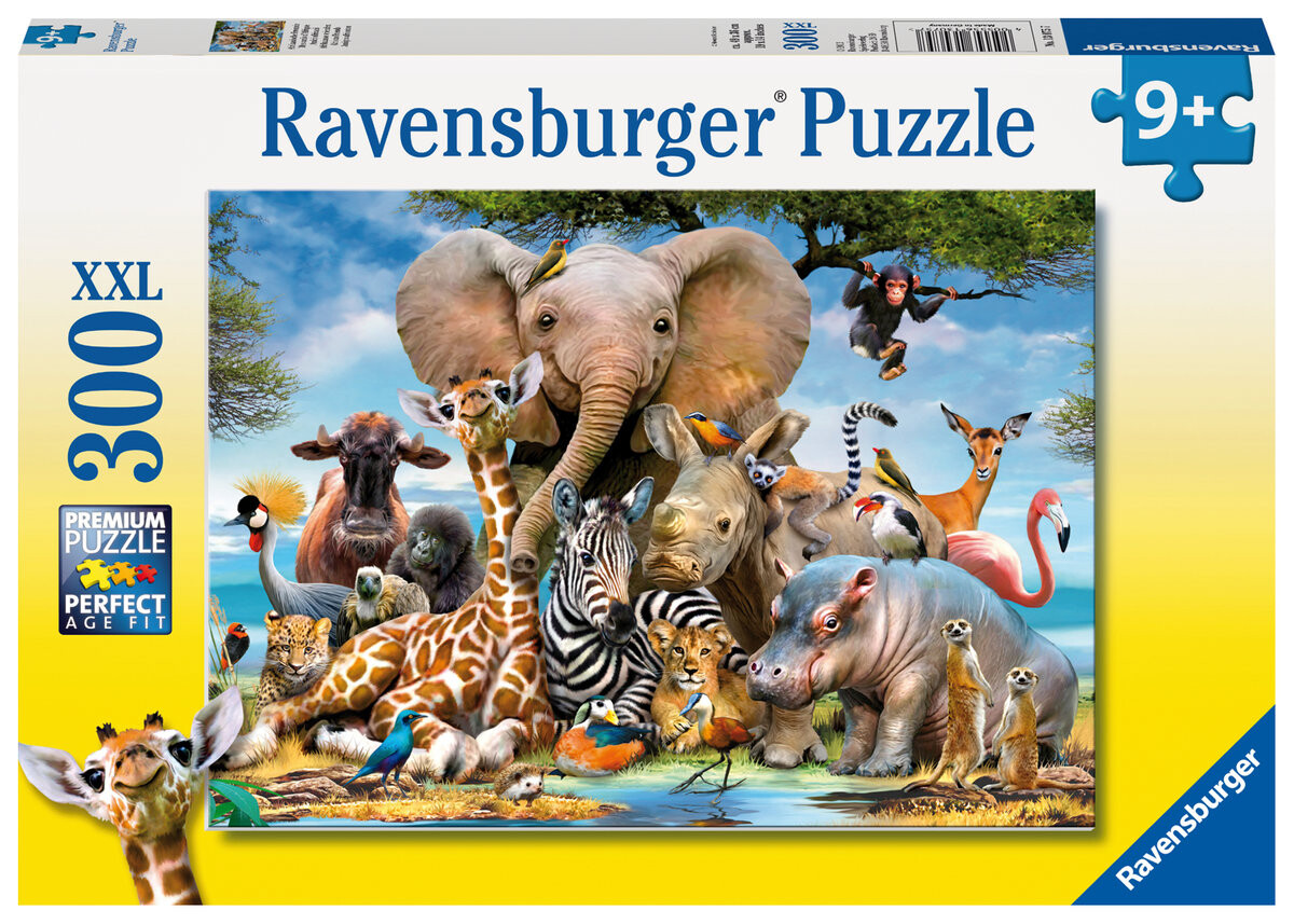 Ravensburger, пазл, XXL, Животные Африки, 300 шт.
Ravensburger, пазл, XXL, Животные Африки, 300 шт.
