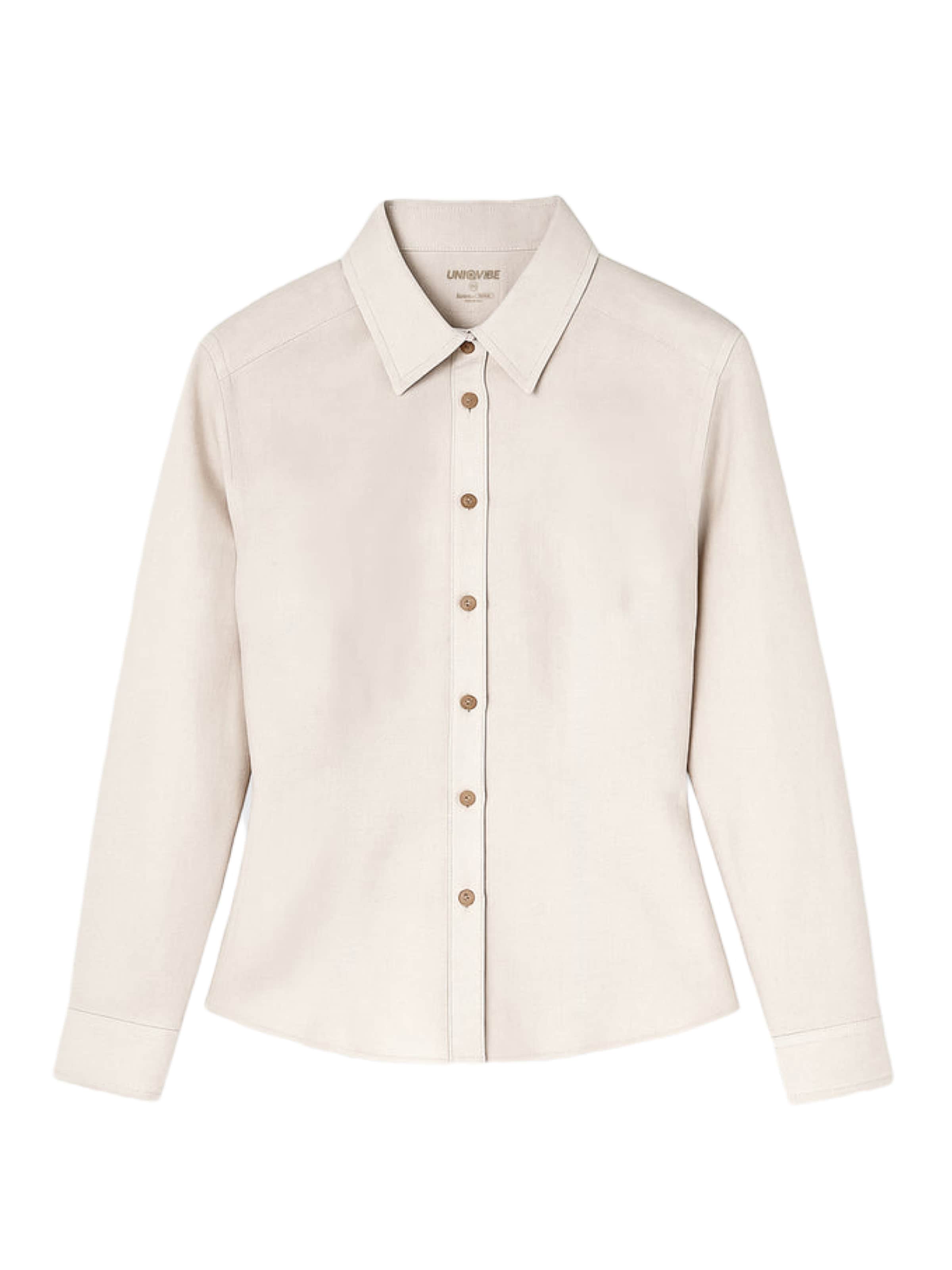 UNIQVIBE Рубашка в цвете экрю
UNIQVIBE Рубашка в цвете экрю