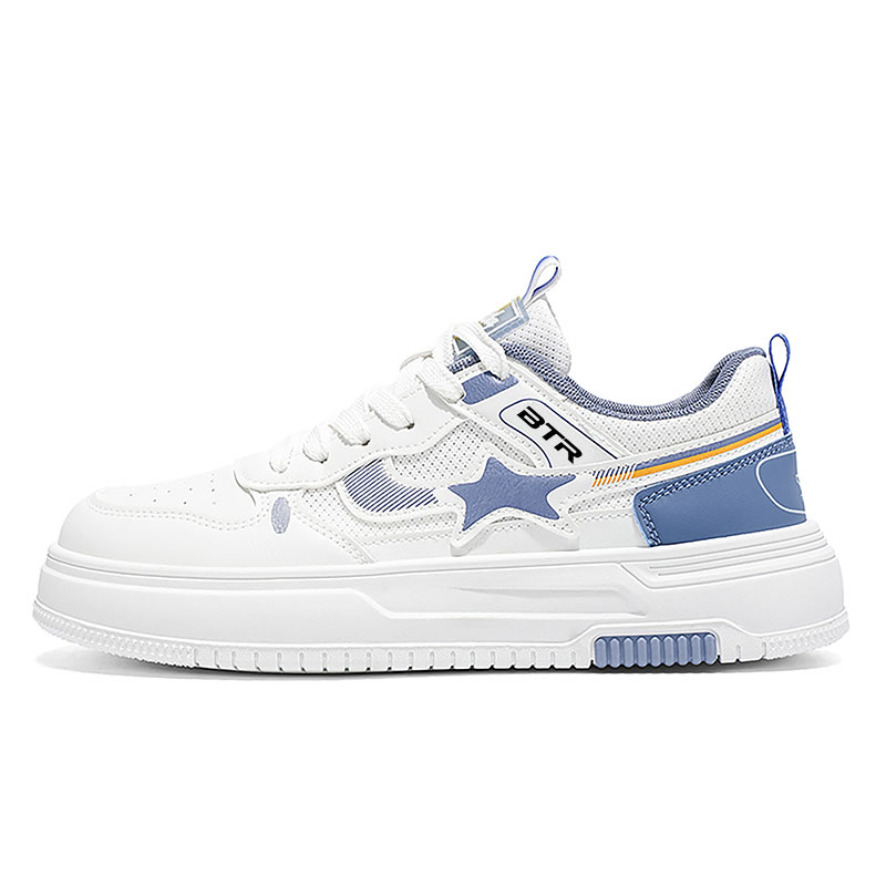 Износостойкие и легкие низкие мужские кроссовки BTR, White Blue
Износостойкие и легкие низкие мужские кроссовки BTR, White Blue