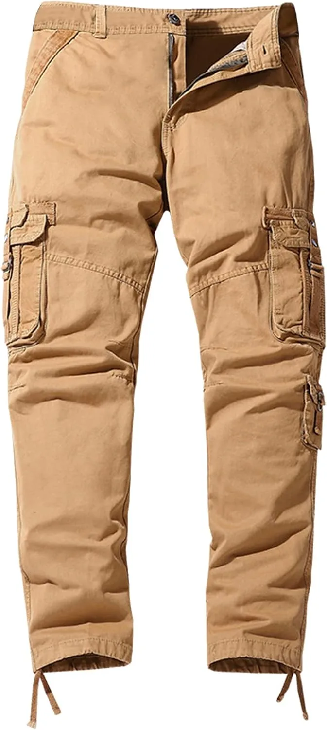 Мужские классические карго штаны relaxed fit с множеством карманов QWENTMTNTY
Мужские классические карго штаны relaxed fit с множеством карманов QWENTMTNTY