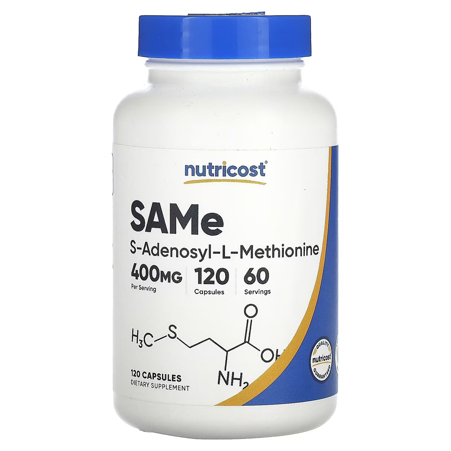 SAMe Nutricost 400 мг, 120 капсул (200 мг на капсулу)
SAMe Nutricost 400 мг, 120 капсул (200 мг на капсулу)