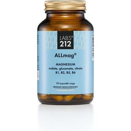 Allmag Пищевая добавка Тройной магний малат цитрат Labs212
Allmag Пищевая добавка Тройной магний малат цитрат Labs212