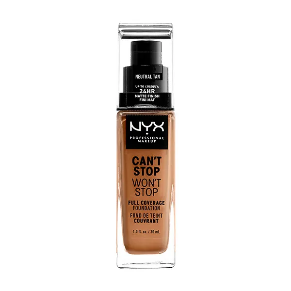 Составляют основу Can't Stop Won't Stop Foundation Nyx Professional Make Up, цвет warm carmel
Составляют основу Can't Stop Won't Stop Foundation Nyx Professional Make Up, цвет warm carmel